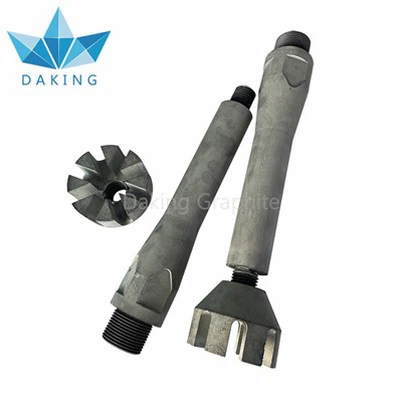 Graphite rotors thiab ncej